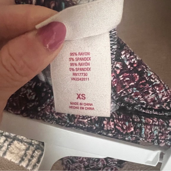 Mossimo Floral Paisley Flared Leg Pants Size XS Boho Hippie - Picture 6 of 8